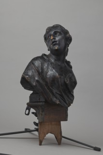 Bed finial, ca. 1757–1760. Baroque wooden bed finial in the form of a pediment with volutes on the