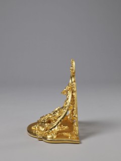 Hanging console, acanthus ornament, floral ornament, Rococo style, ca. mid-18th century, Central