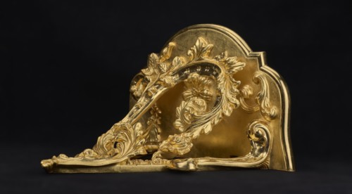 Hanging console, acanthus ornament, floral ornament, rococo style, ca. mid-18th century, Central