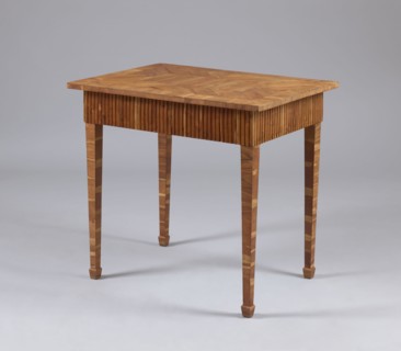 Table, snakes, rosettes ornament, plant decoration, classicism style, rectangular table with a