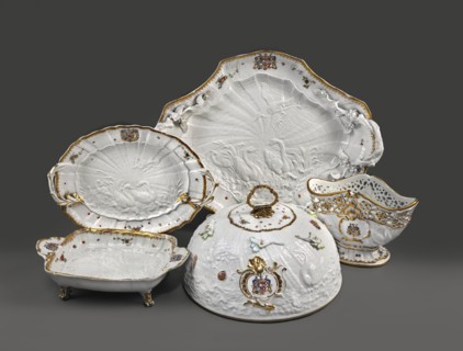 Sweets plate, Kaendler, Johann Joachim 1706-1775 sculptor / author, Koenigliche Porzellain