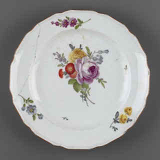Shallow plate, Churfuerstliche Porcellain Fabrique, Meissen 1763/74–1814, Marcolini period
