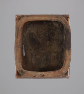 Tile;, Ceramic tile decorated with plant motifs and a double-headed eagle motif and eagles;