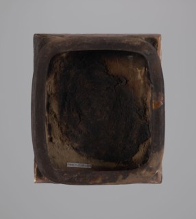 Tile, tiles, birds, stoves, plant decorations, Hutsul region, decoration with a rooster motif, 19th