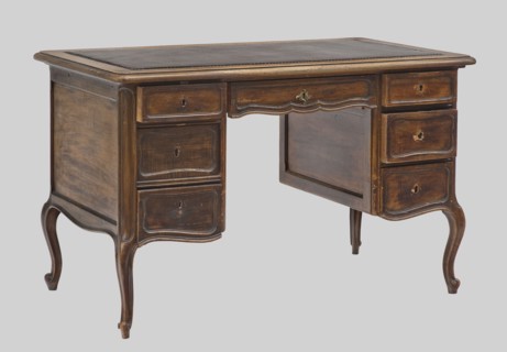 Desk, rococo style, cabriole legs, provenance unknown, 1880–1890, Vienna, piece of furniture,