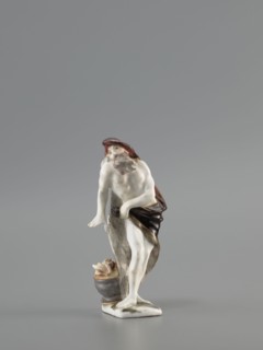 Winter — Allegory. Meissen porcelain Koenigliche Porzellain Fabrique, 1710–1763; mid-18th century,
