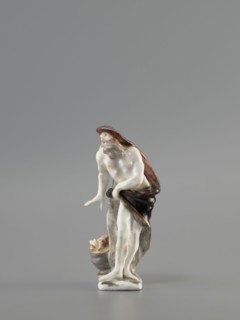 Winter — Allegory. Meissen porcelain factory Koenigliche Porzellain Fabrique, Meissen, ca. mid-18th