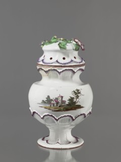 Pot-pourri vase with lid by Johann Georg Buchwald Cologne; 1769–1771. Porcelain pot-pourri vase