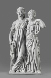 Two princesses, the so-called Prinzessinnengruppe, Koenigliche Porzellan Manufaktur KPM ; Berlin ;