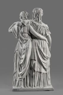 Two princesses, the so-called Prinzessinnengruppe, Koenigliche Porzellan Manufaktur KPM; Berlin;