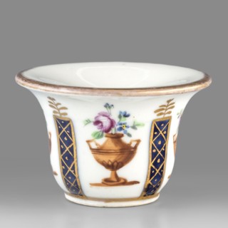 Toilet vessel for collecting tears or rubbing rouge?, Kaiserliche Porzellanmanufaktur in Wien