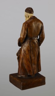 Figurine of a Jew, First Galician Factory of Artistic Faience and Terracotta Pacyków; 1912–1939.
