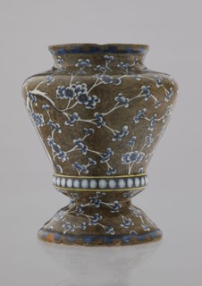 Vase by Karol Wolff fl. ca 1800; Bielino faience factory 1779–1800. A baluster-shaped Warsaw