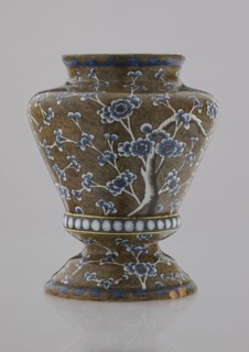 Vase, Karol Wolff fl. ca. 1800 and Bielino faience factory 1779–1800. A baluster-shaped faience