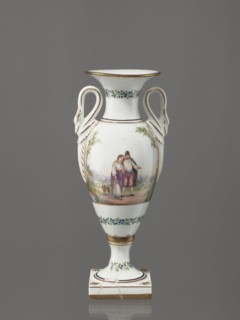 Amphora vase, Imperial Porcelain Factory in St. Petersburg 1744–1917. Amphora vase with an ovoid