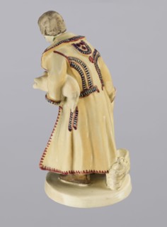 Peasant with Piglet, First Galician Factory of Artistic Faience and Terracotta Pacyków; 1912–1939