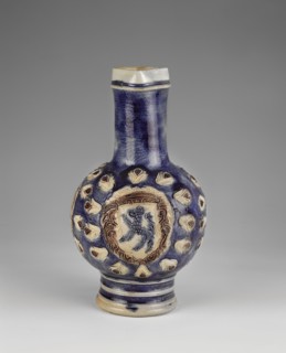 Jug, Westerwald ceramics center; ca. 1400–, stoneware jug with spherical body, high cylindrical