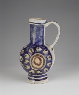 Jug, Westerwald ceramics center; ca. 1400–, stoneware jug with spherical body, high cylindrical