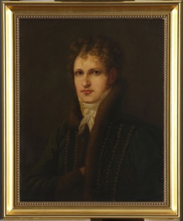 Portrait of Wlodzimierz Potocki 1789–1812, unknown Polish painter; after 1812. Shown to the bust,