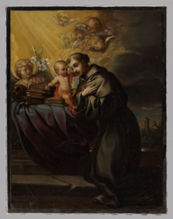 Saint Anthony of Padua; Boleslaw Rusiecki 1824–1913, painter; 2nd half of the 19th century;