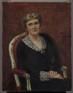 Portrait of Wanda Lepkowska, née Oswiecimska 1866–1937, Roman Kawecki 1868–1938, 1930, painting,