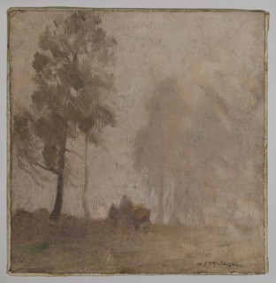 Slota, Wywiórski, Michal 1861–1926 painter, 20th century, painting, height 23.5 cm, width 23 cm, A