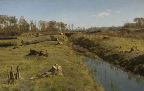 The Coming Spring, Ravenstein, Paul von 1854–1938 painter, modernism style, 1909, painting, A wide