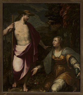 Christ as the Gardener and Mary Magdalene, Wenzel Coebergher 1561–1634, painter; biblical scene