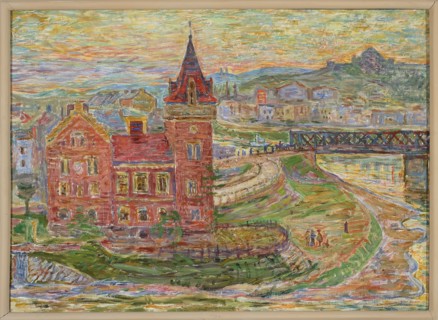 View from Wawel, Zygmunt Waliszewski 1897–1936, painter; contemporary painting, interwar period,