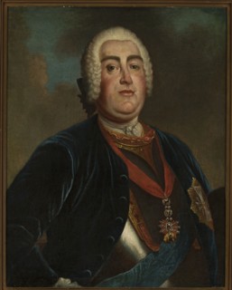 Portrait of Augustus III, by Louis de Silvestre 1675–1760, as a young artist — copy after the
