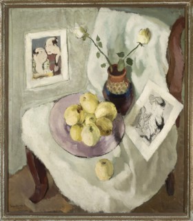 Still Life - Roses, Seidenbeutel, Menasze 1903-1945 painter, Warsaw School artistic group;