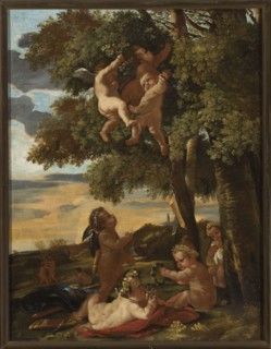 Playing Cupids, Poussin, Nicolas 1594–1665 painter copy, French painting, putti, Poussin, Nicolas