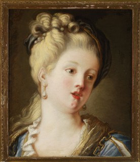 Portrait of Leszczynska as a young girl, Jacques François Courtin 1672–1752, French painting, 18th