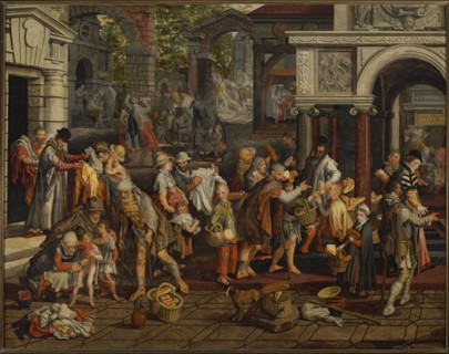 Christian deeds of mercy, Aertsen, Pieter ca. 1508–1575 painter, genre scenes, Netherlandish