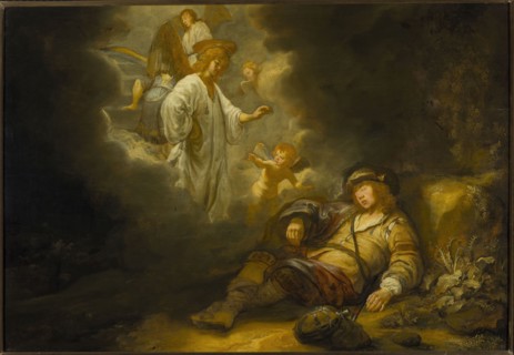 Jacob's Dream, Gerbrand van den Eeckhout 1621–1674, 1642. Oil painting, Northern Netherlands.