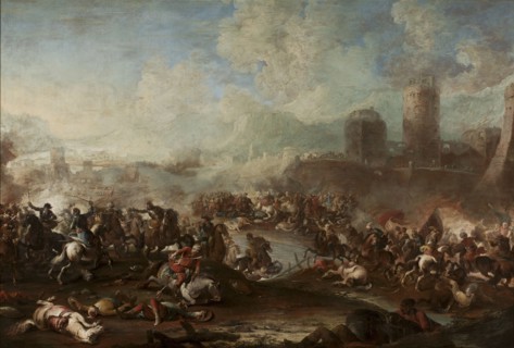 Battle of the Christians with the Turks, Joseph Parrocel 1646–1704, painter; 2nd half of the 17th