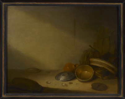 Still Life with Old Vessels, Potter, Pieter Symonsz. 1597 or 1600–1652, painter; 1631; oil