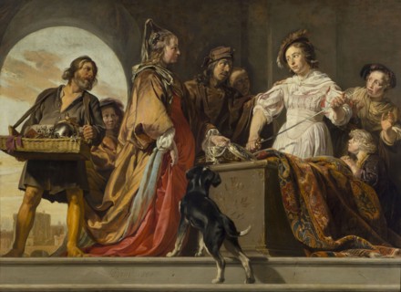 Achilles among the Daughters of Lykomedes, Jan de Braij ca. 1627–1697, painter; 1664. Oil painting,