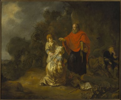 The Prophet Elisha and the Shunammite on Mount Carmel, Gerbrand van den Eeckhout 1621–1674,