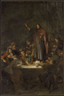 The Raising of Lazarus, Fabritius, Carel 1622–1654 painter; ca. 1643; painting; biblical scene