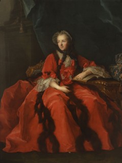 Portrait of Queen Maria Leszczynska, Jean-Marc Nattier 1685–1766 painter copy, French painting,