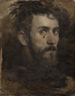 Self-portrait, Myszkowski, Józef 1861-1891 painter, author, self-portrait, bust portrait,