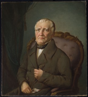 Portrait of Stanislaw Kurpiewski; painter: Rafal Hadziewicz 1803–1886. Ca. 1860. Oil painting, 58 x