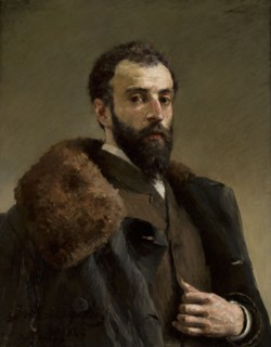 Portrait of Feliks Cichocki by Stanislaw Radziejowski 1863–1950, 1887. Oil painting, 67 × 54 cm.