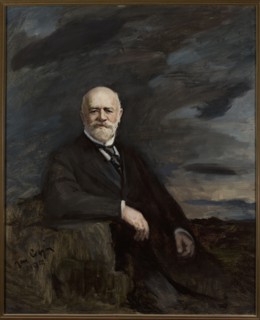 Portrait of Jan Bloch, Ciaglinski, Jan 1858–1913 painter / author, Young Poland style, portraits,