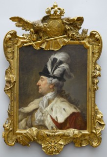 Portrait of King Stanislaw August in a feathered hat, Marcello Bacciarelli 1731–1818, ca. 1780. Oil