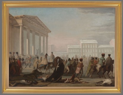 Retreat of Napoleon's Army, Gonsniewski fl. 1890–1920 author of the copy, Damel, Jan Krzysztof