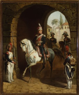 Entry of General Jan Henryk Dabrowski into Rome, Suchodolski, January 1797–1875 painter,