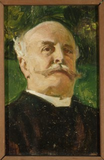 Portrait of Juliusz Kossak, Mehoffer, Józef 1869–1946 painter, portraits, portraits of artists,