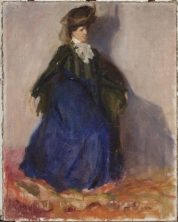 Study of a Seated Woman, Romuald Kamil Witkowski 1876–1950, painter; ca. 1907, Poland; painting;